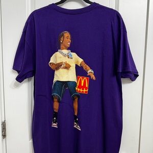 Travis Scott mcdonalds shirt size large